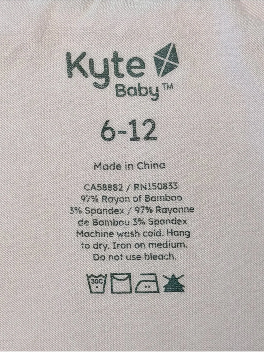 Kyte Baby Sakura Spaghetti Strap Leotard 6–12M | Bamboo